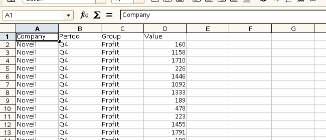 drill down data on new sheet